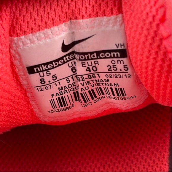 Nike Women’s Flex Trainer TR 2 - SZ 8.5 - Grey Pink Lace-Up Running Shoes - Picture 7 of 14